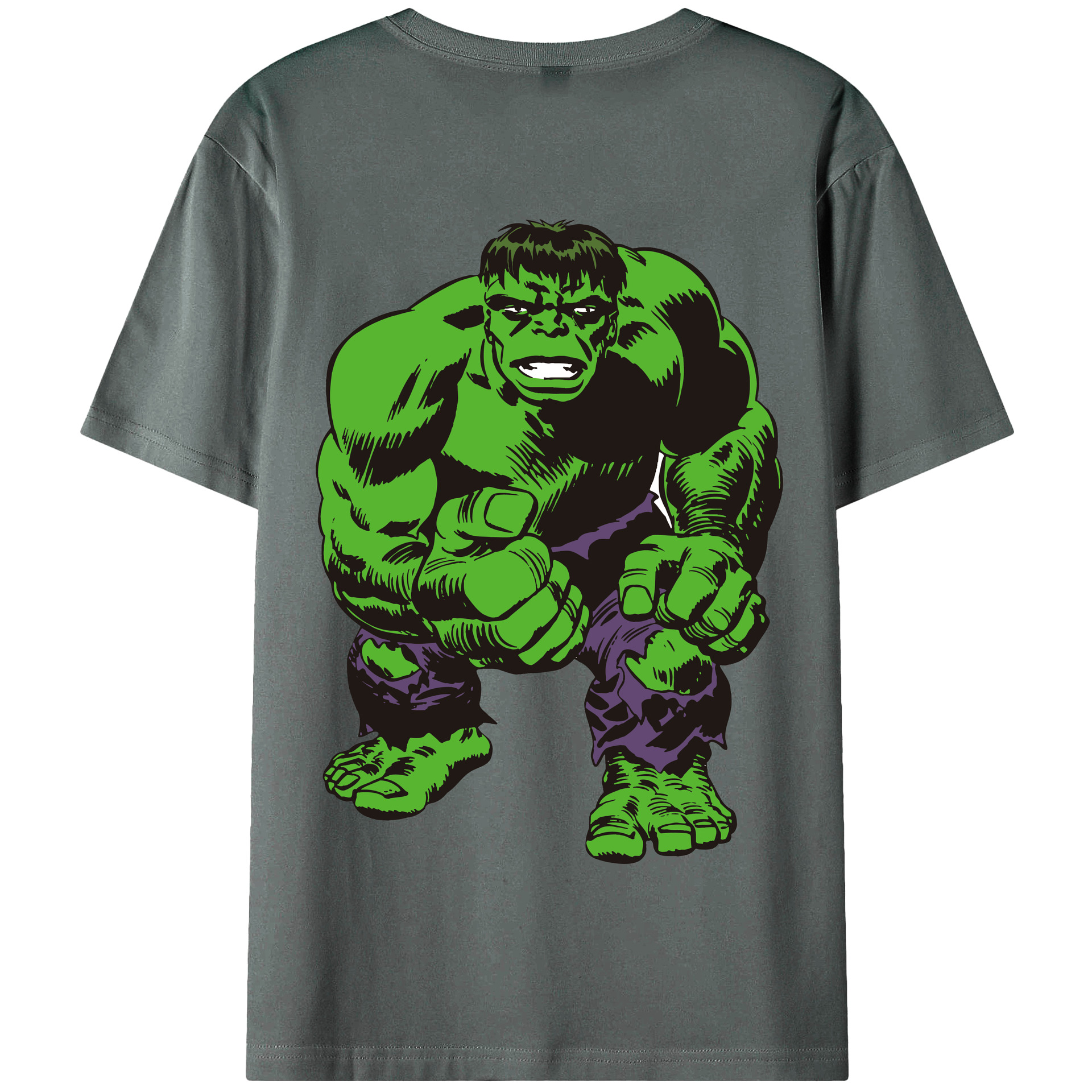 （画像用） アベンジャーズ The Avengers 綿100％半袖Tシャツ（背面プリント）